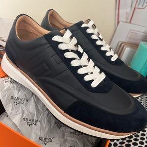 Hermes mens sneakers size 42 (US 9) new!